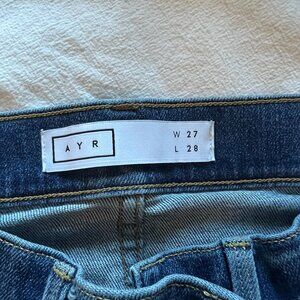 AYR skinnky ankle jeans